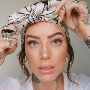 Sammi Jefcoate original floral head scarf